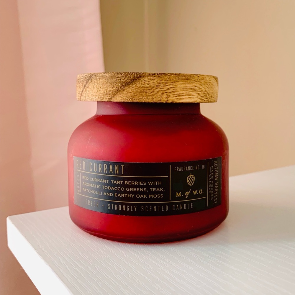 Makers of Wax Goods Red Currant Candle